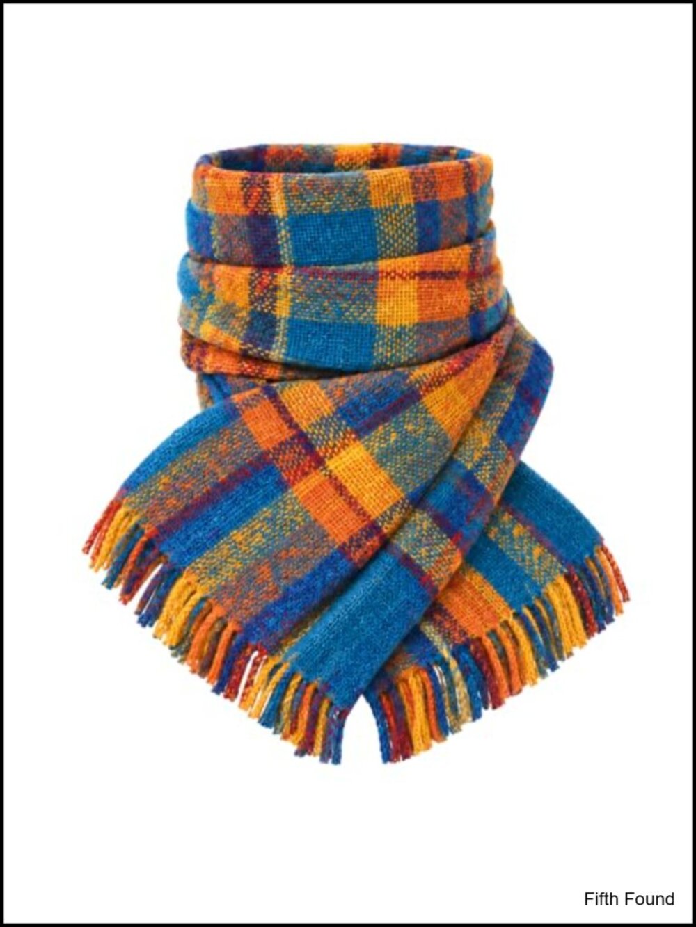 Oversized Tartan Plaid Scarf Shawl Wrap Blanket Polyester Fall Winter